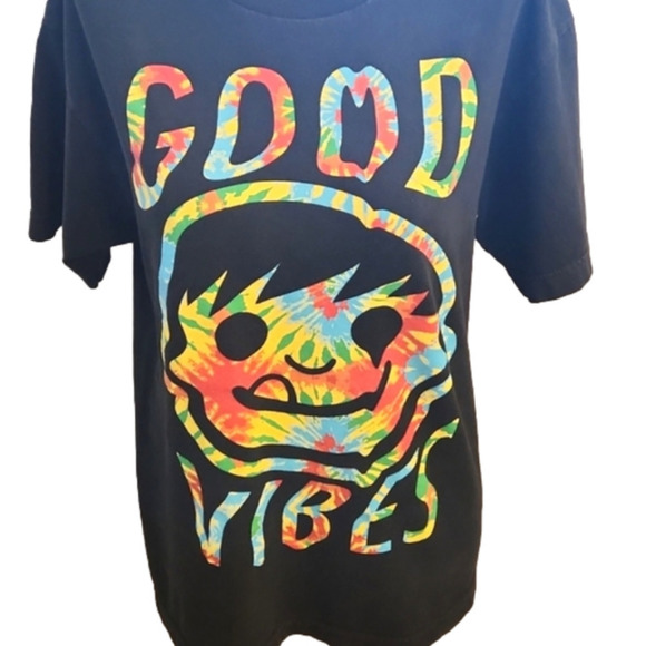 Mens Neff Good Vibes Black Tee Size Medium. - Picture 1 of 7